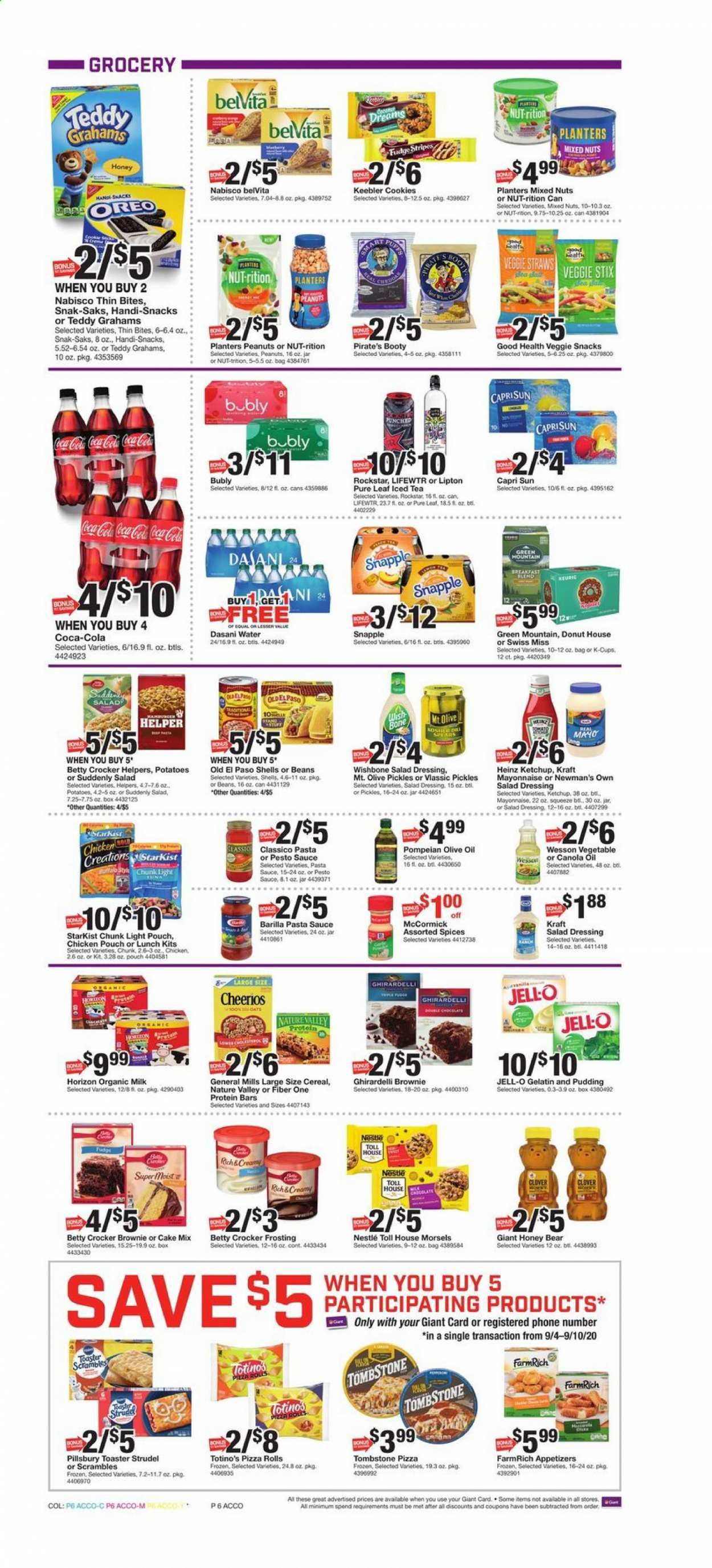 Giant Food Weekly Ad September 4 to September 10