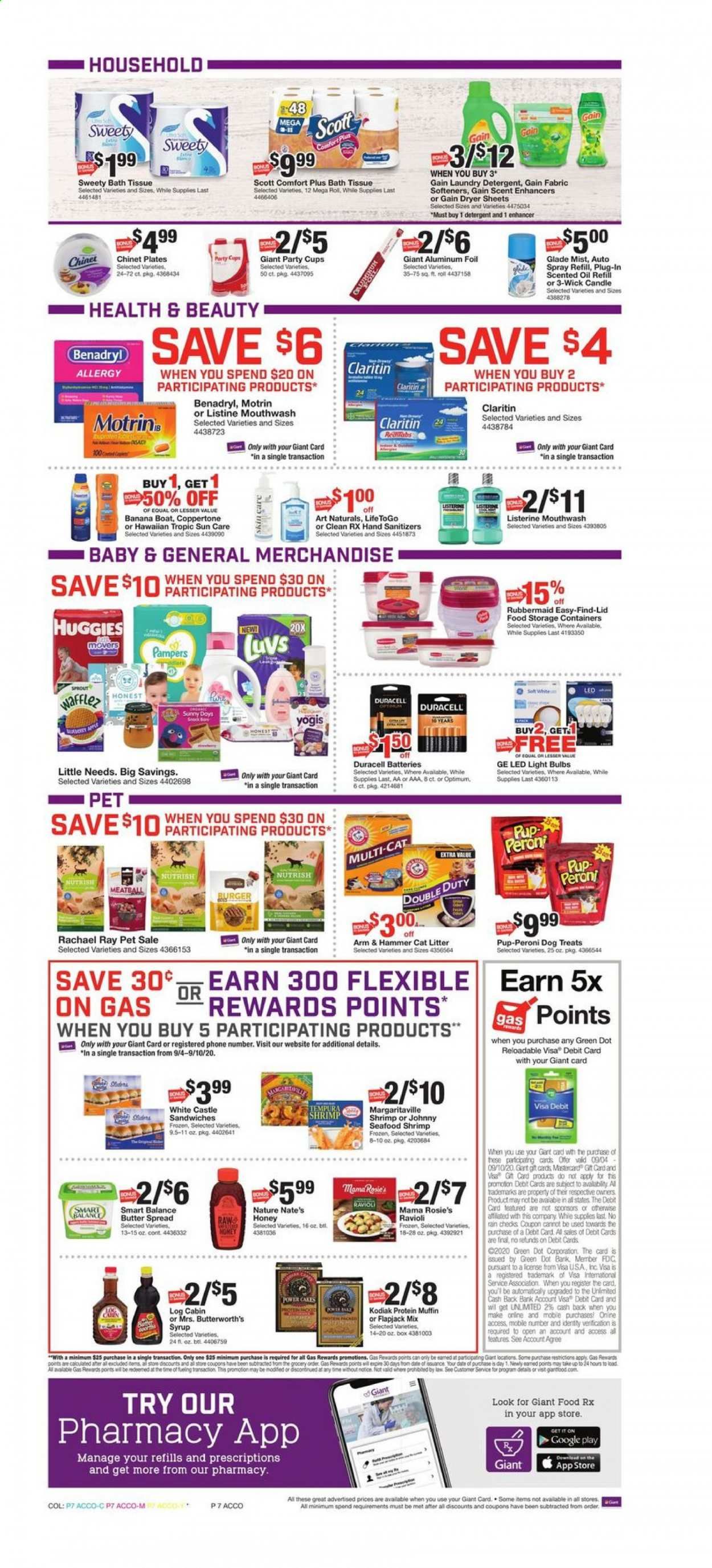 Giant Food Weekly Ad September 4 to September 10