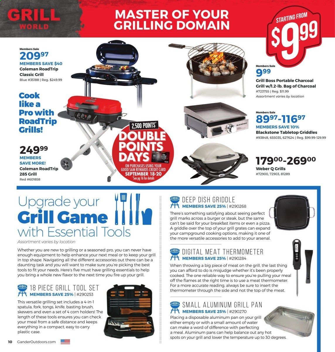 Gander RV & Outdoors Weekly Ad September 1 to September 30