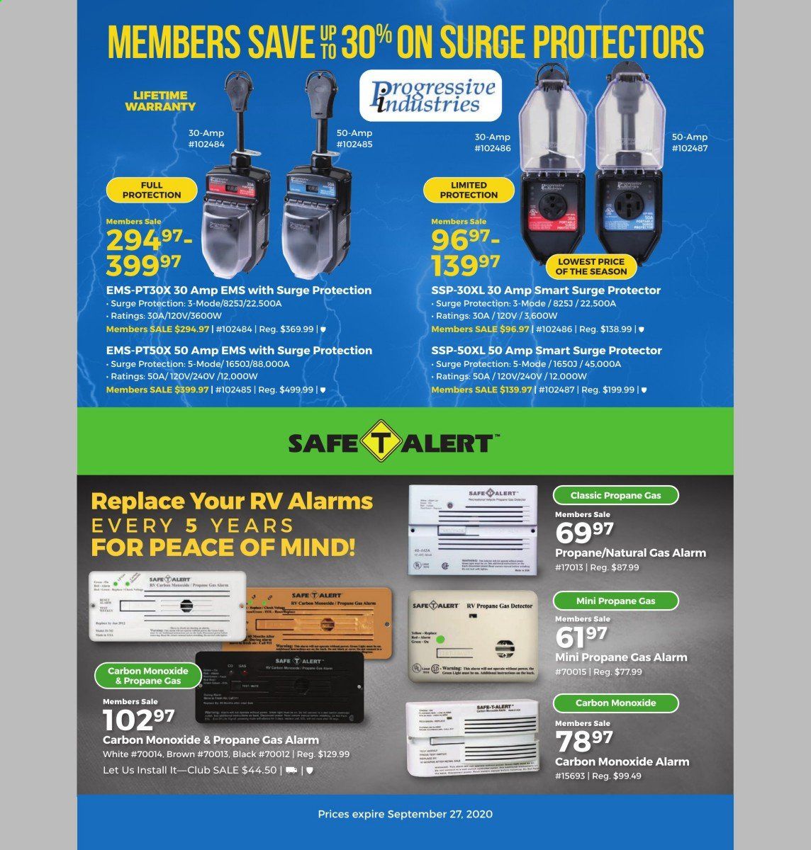 Gander RV & Outdoors Weekly Ad September 1 to September 30