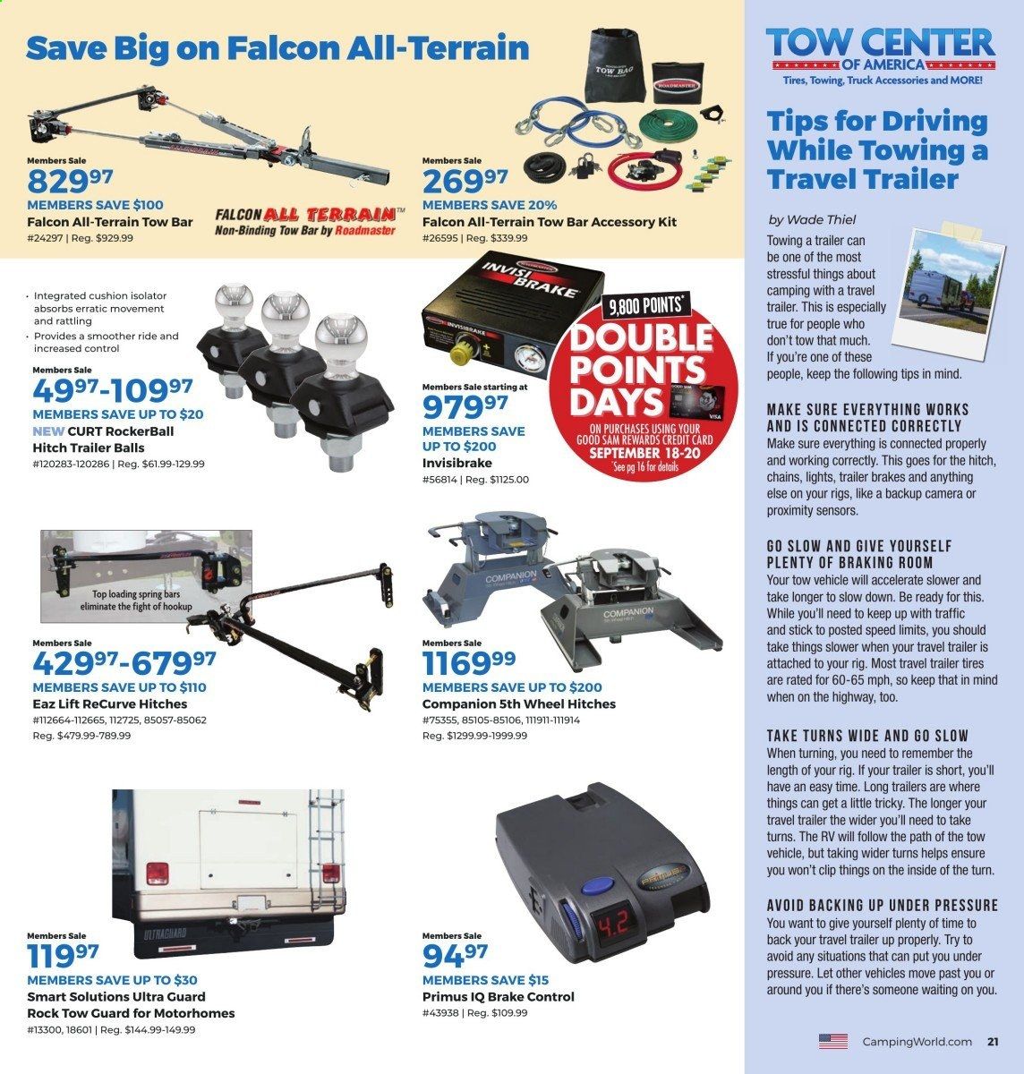 Gander RV & Outdoors Weekly Ad September 1 to September 30