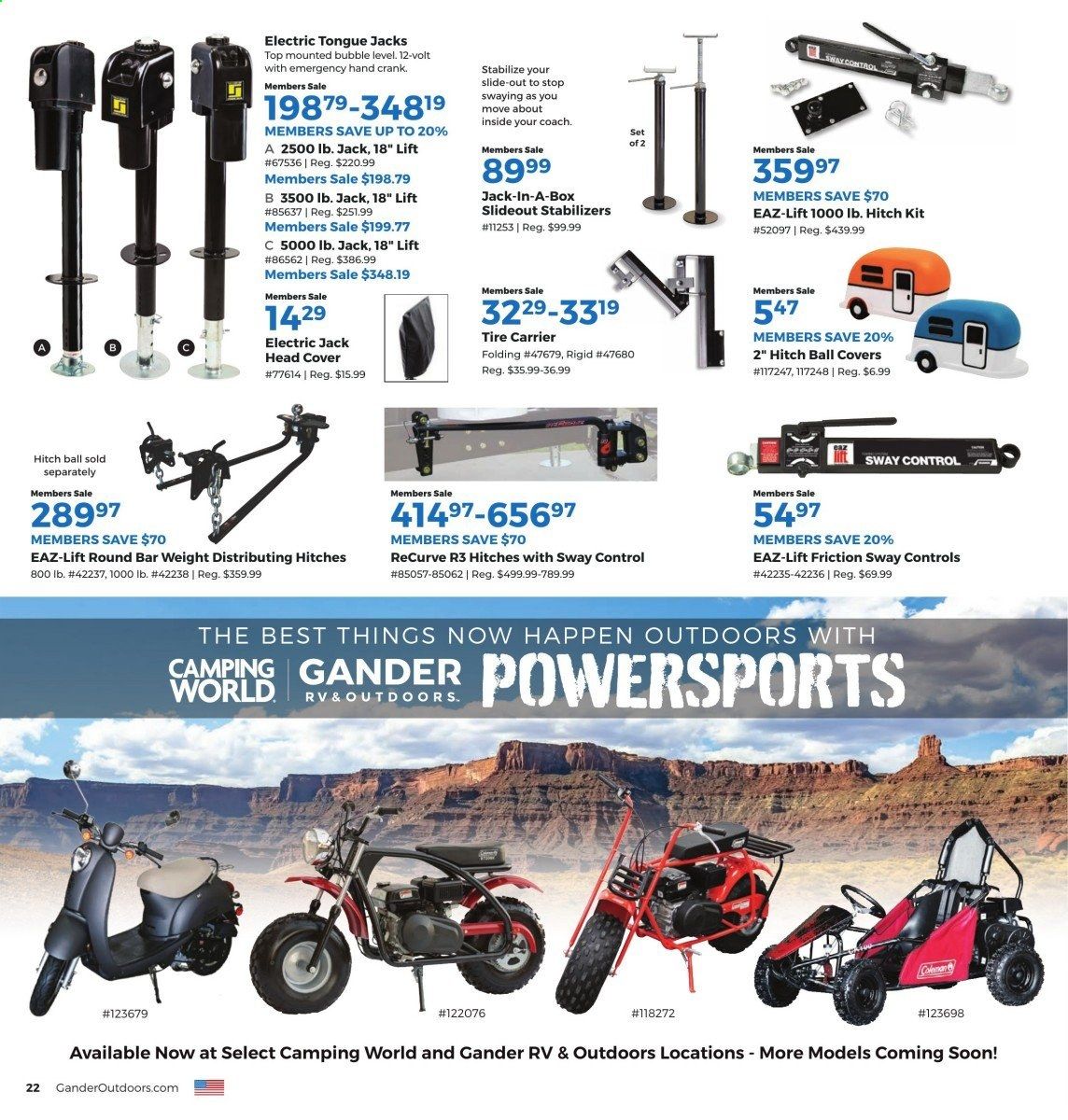 Gander RV & Outdoors Weekly Ad September 1 to September 30