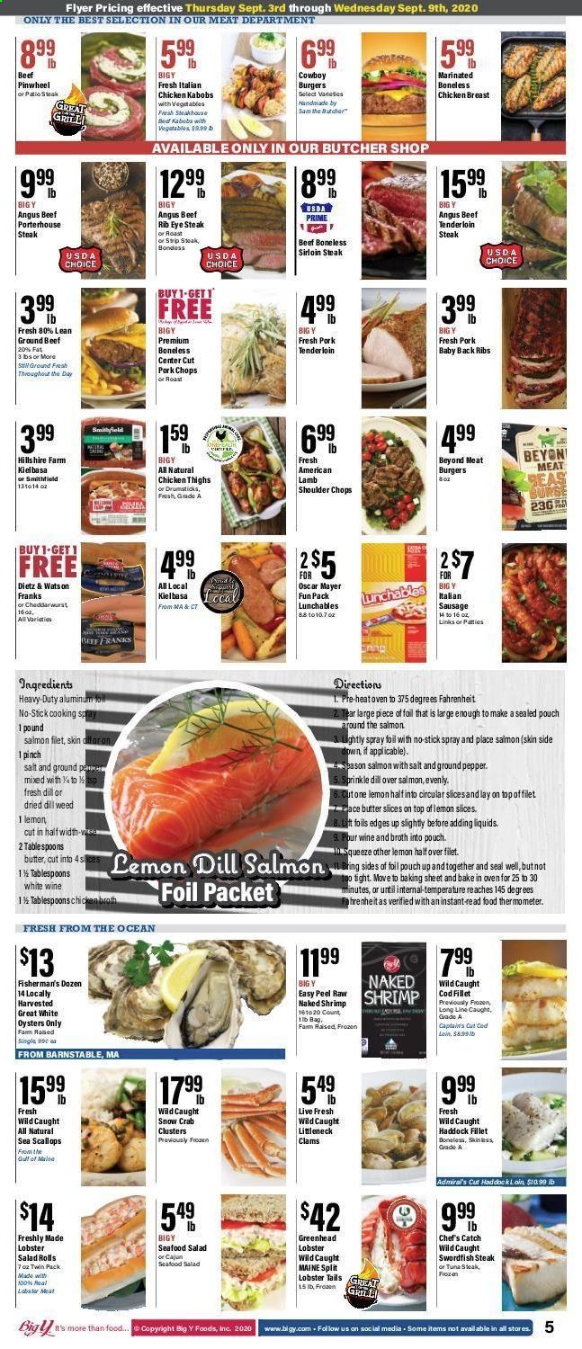 Big Y (CT) Weekly Ad September 3 to September 9