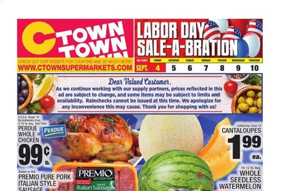 C-Town Weekly Ad September 4 to September 10