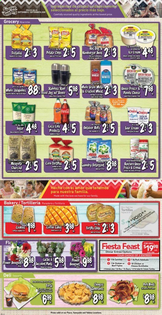 Fiesta Foods SuperMarkets (WA) Weekly Ad September 2 to September 8