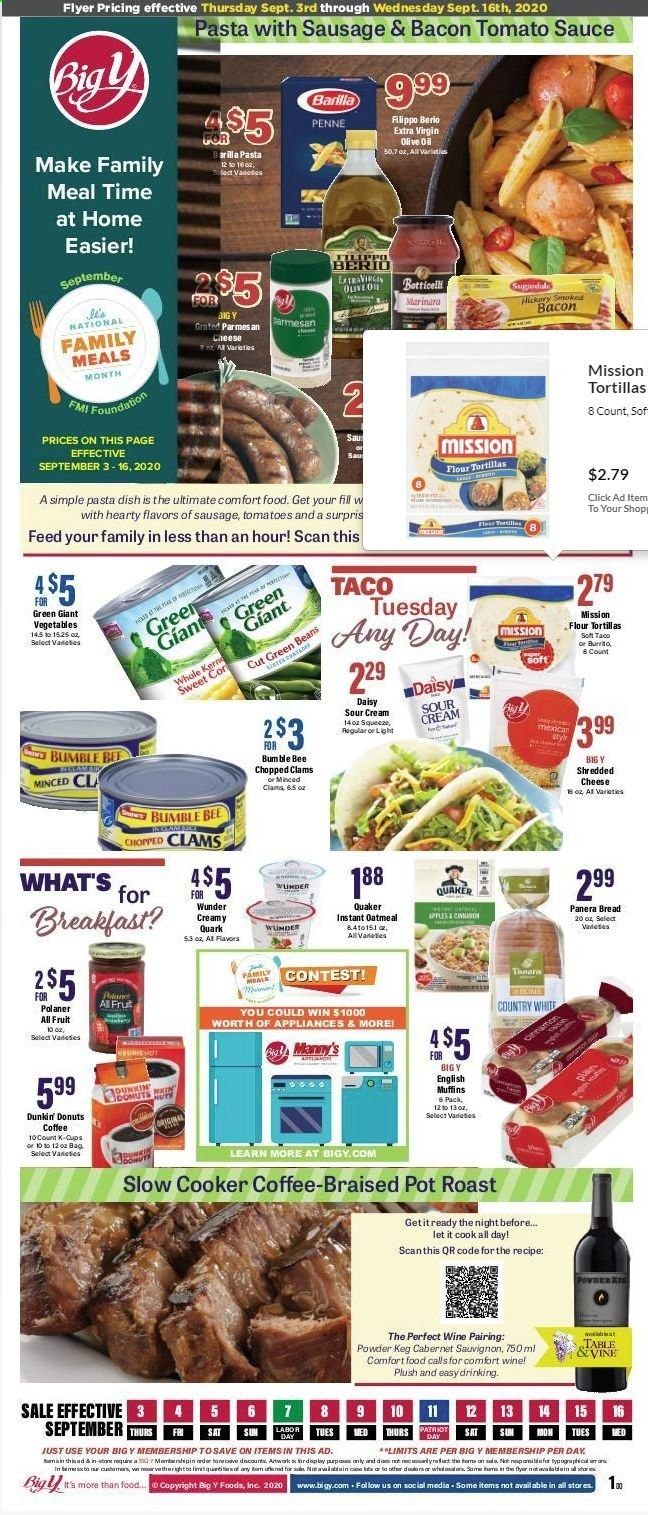 Big Y (CT) Weekly Ad September 3 to September 16