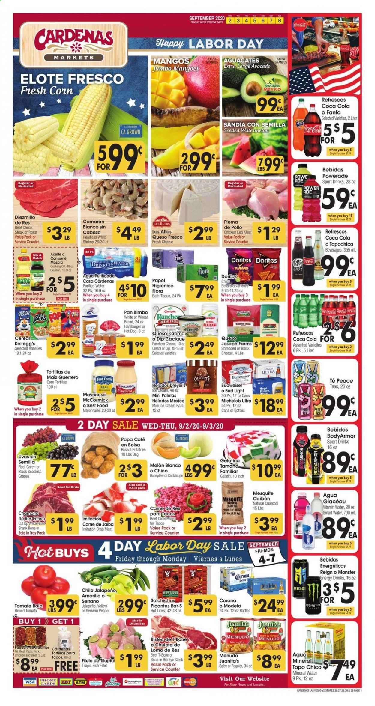 Cardenas (NV) Weekly Ad September 2 to September 8