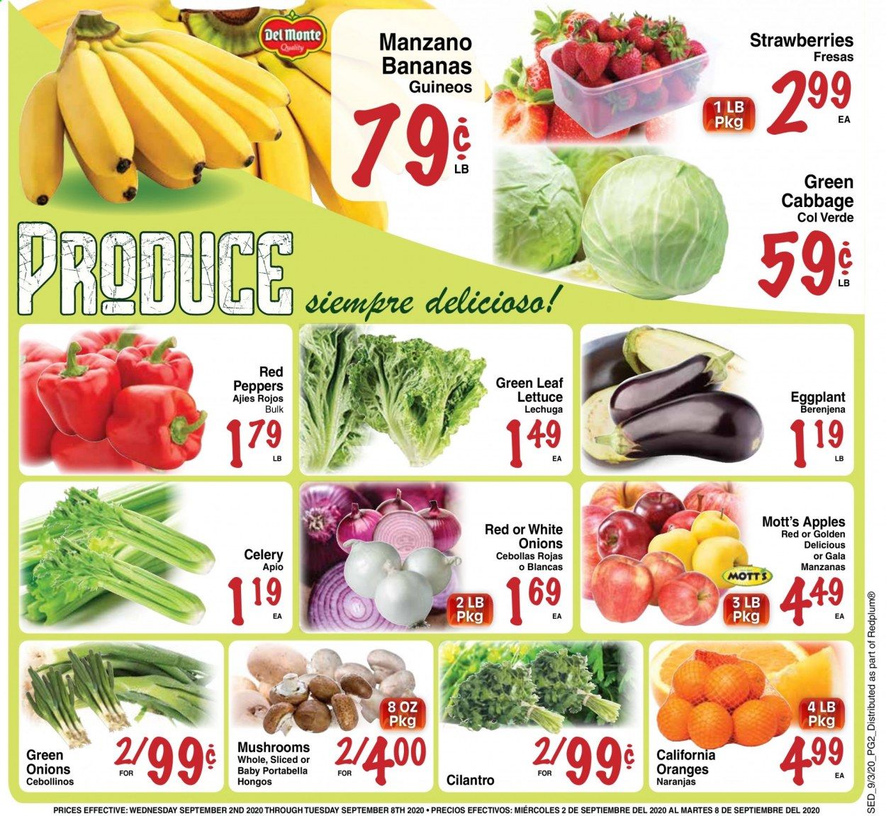 Sedano's Weekly Ad September 2 to September 8