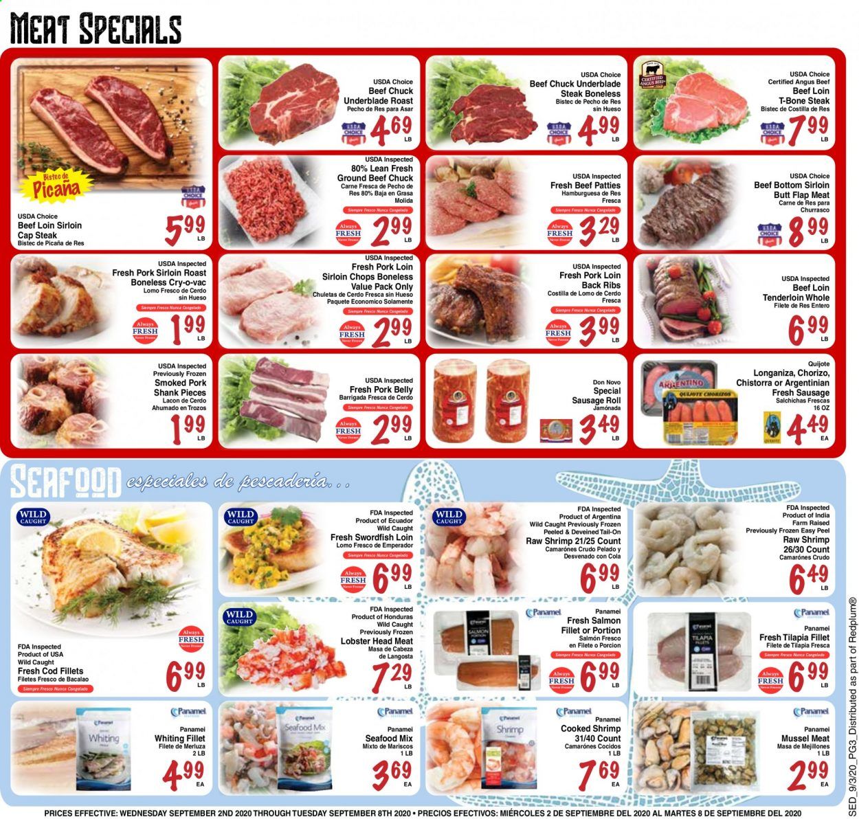 Sedano's Weekly Ad September 2 to September 8