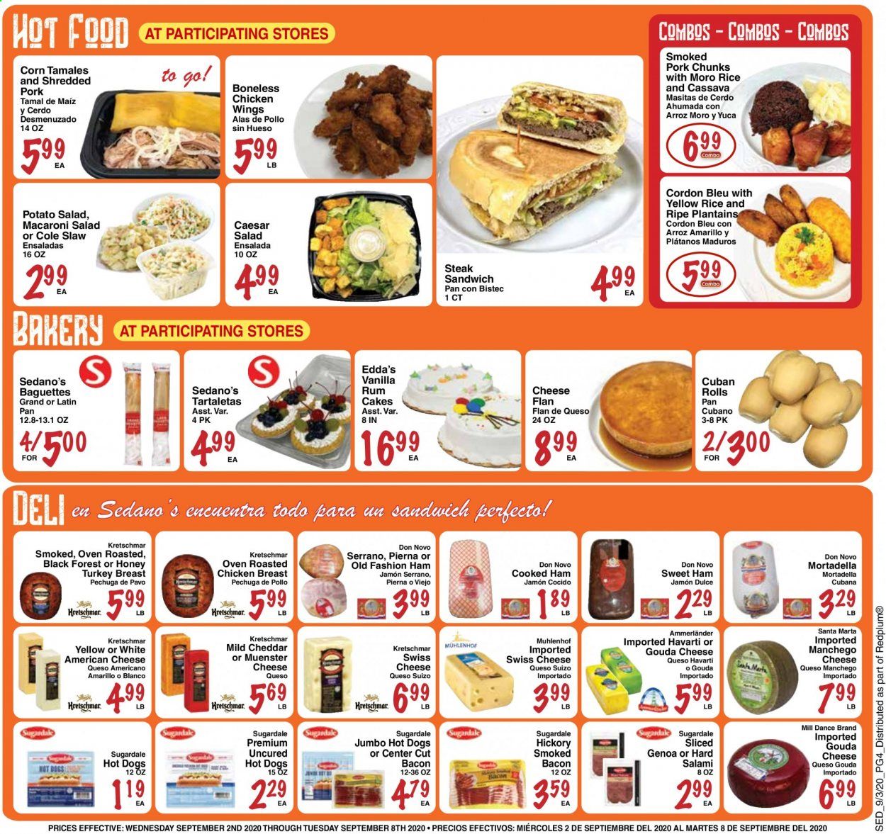 Sedano's Weekly Ad September 2 to September 8