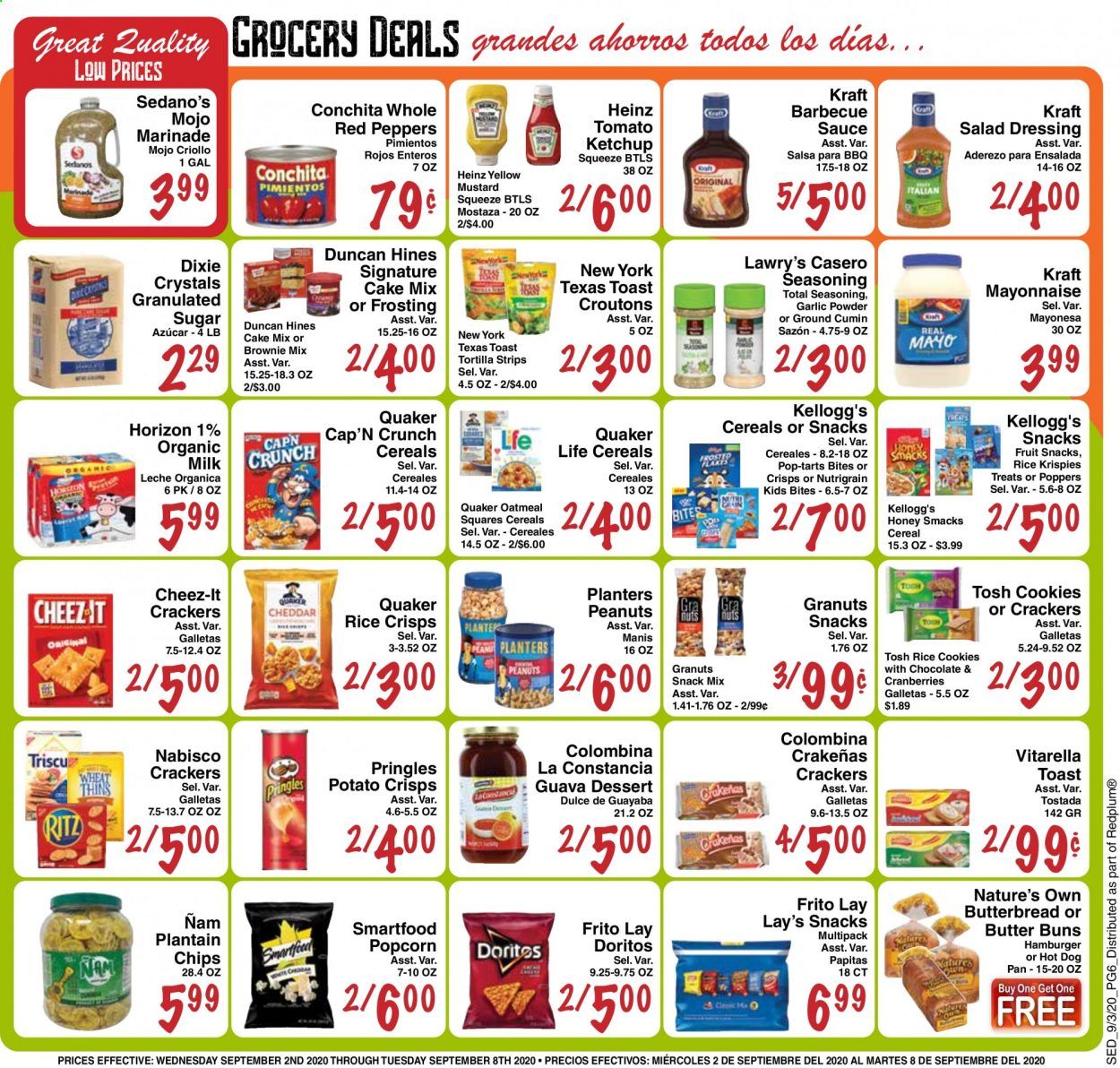 Sedano's Weekly Ad September 2 to September 8