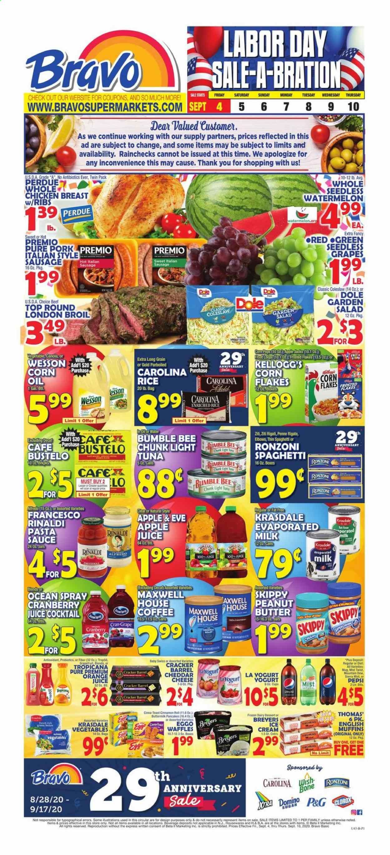 Bravo Supermarkets Weekly Ad September 4 to September 10