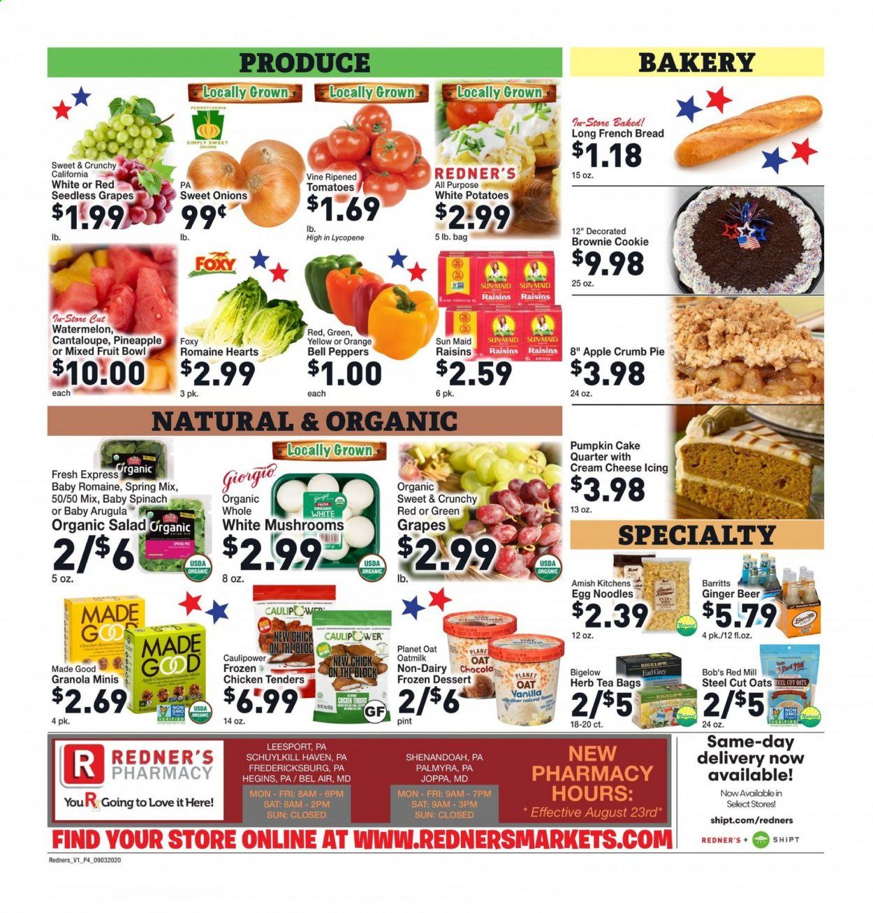 Redner's Markets Weekly Ad September 3 to September 9