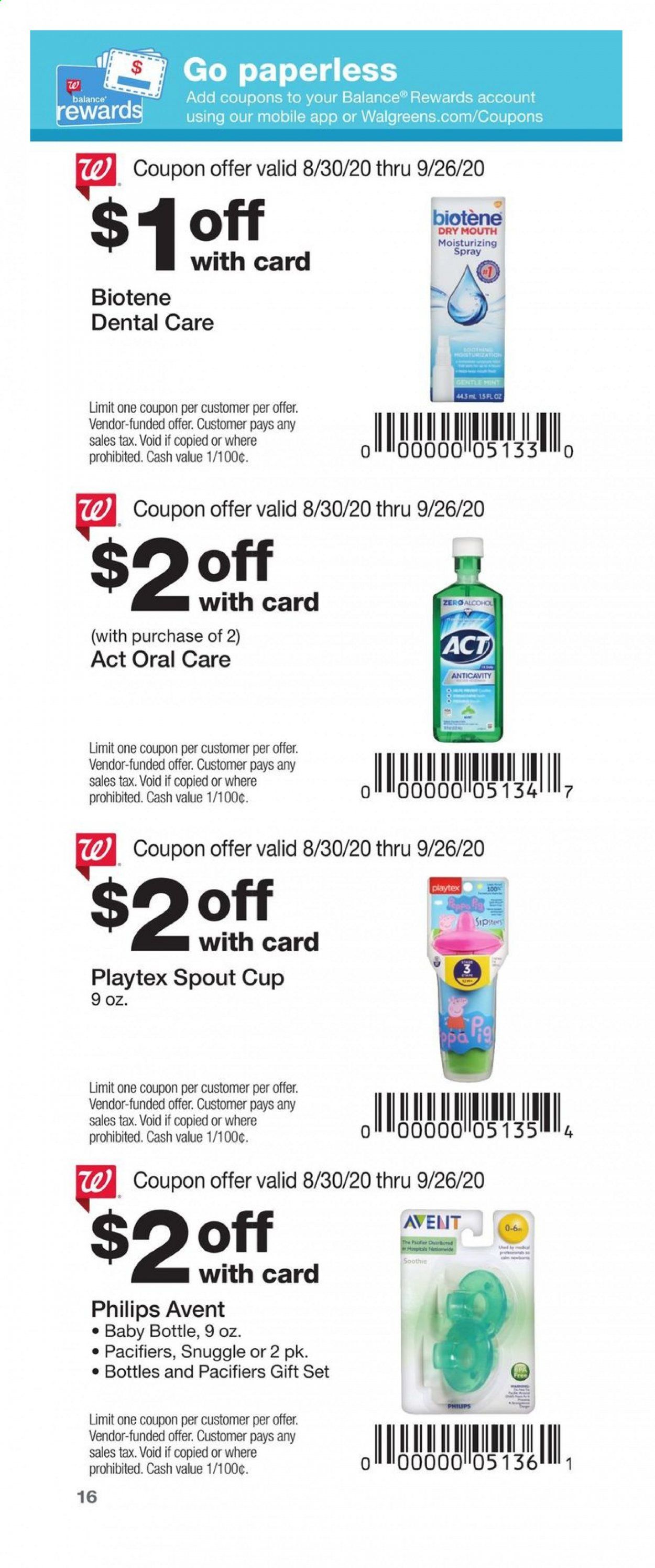 Walgreens Weekly Ad August 30 to September 26