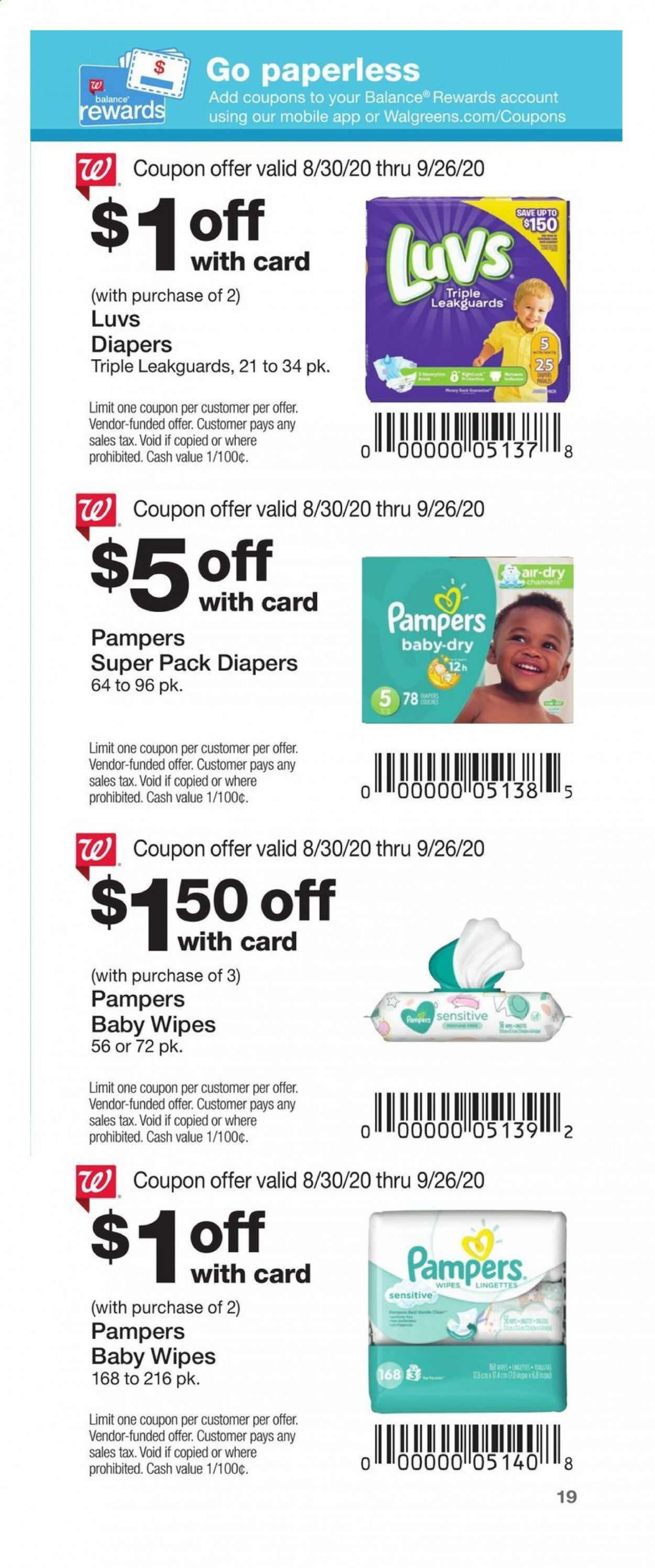 Walgreens Weekly Ad August 30 to September 26