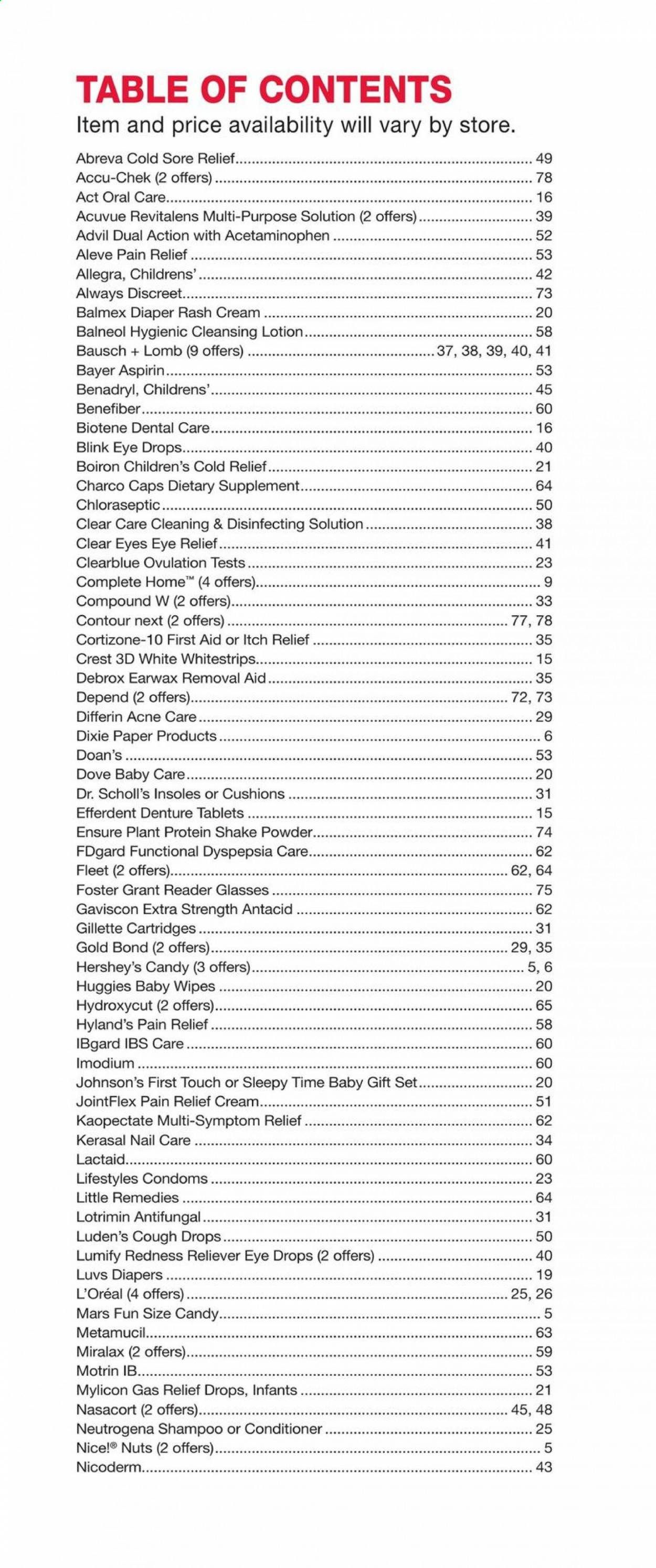 Walgreens Weekly Ad August 30 to September 26