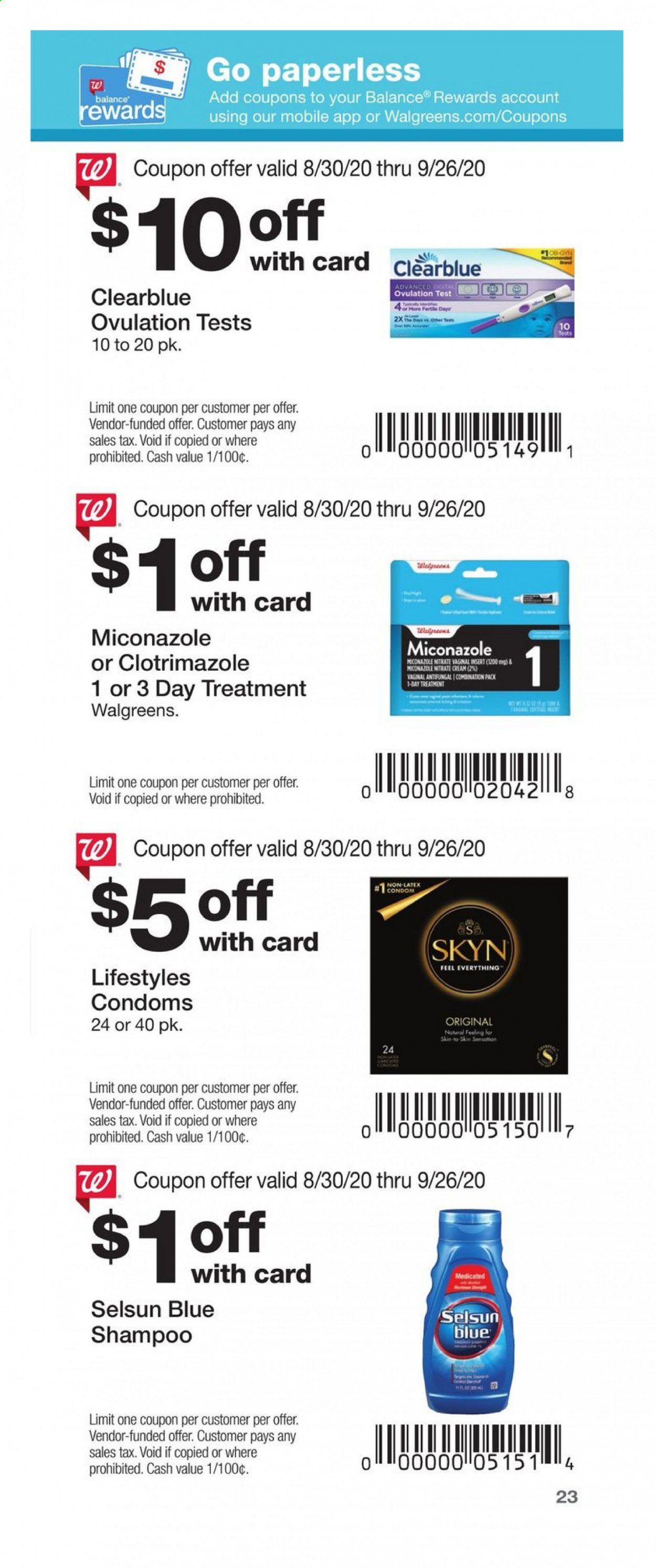 Walgreens Weekly Ad August 30 to September 26
