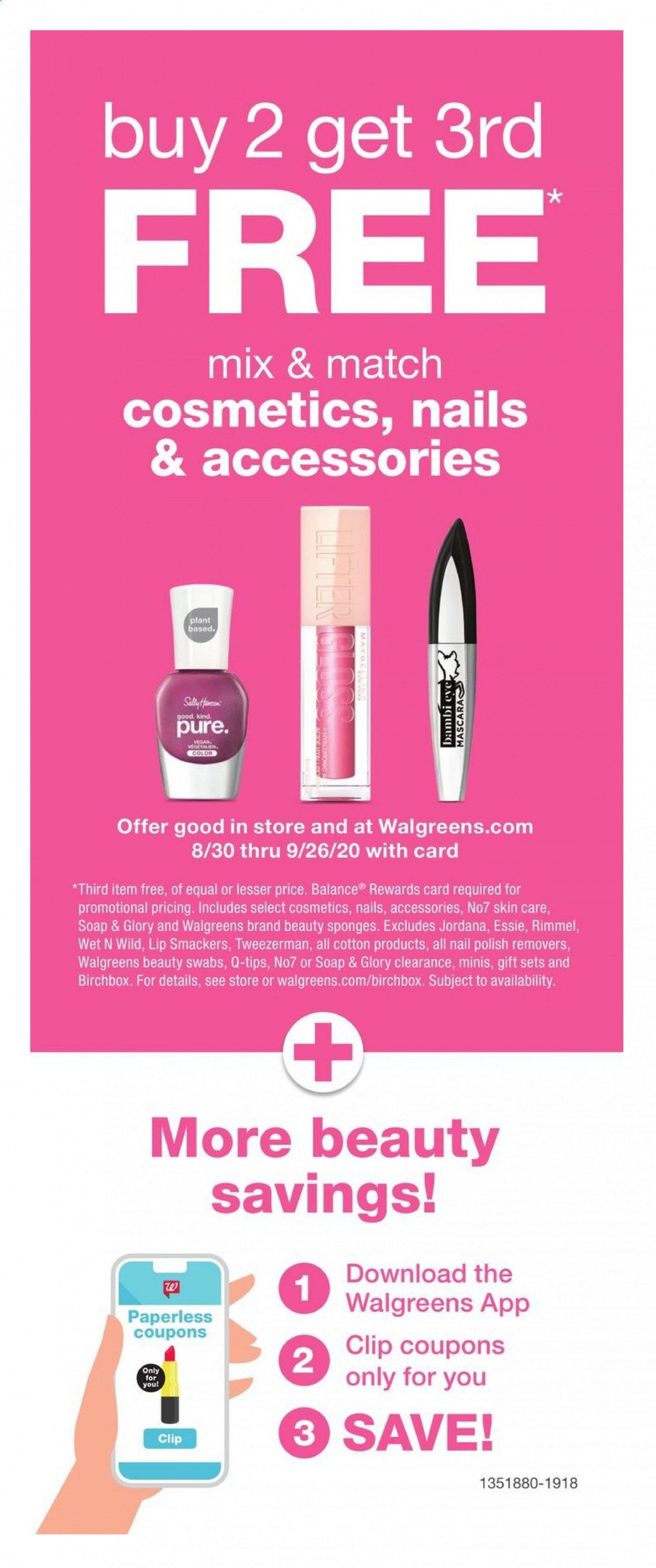 Walgreens Weekly Ad August 30 to September 26