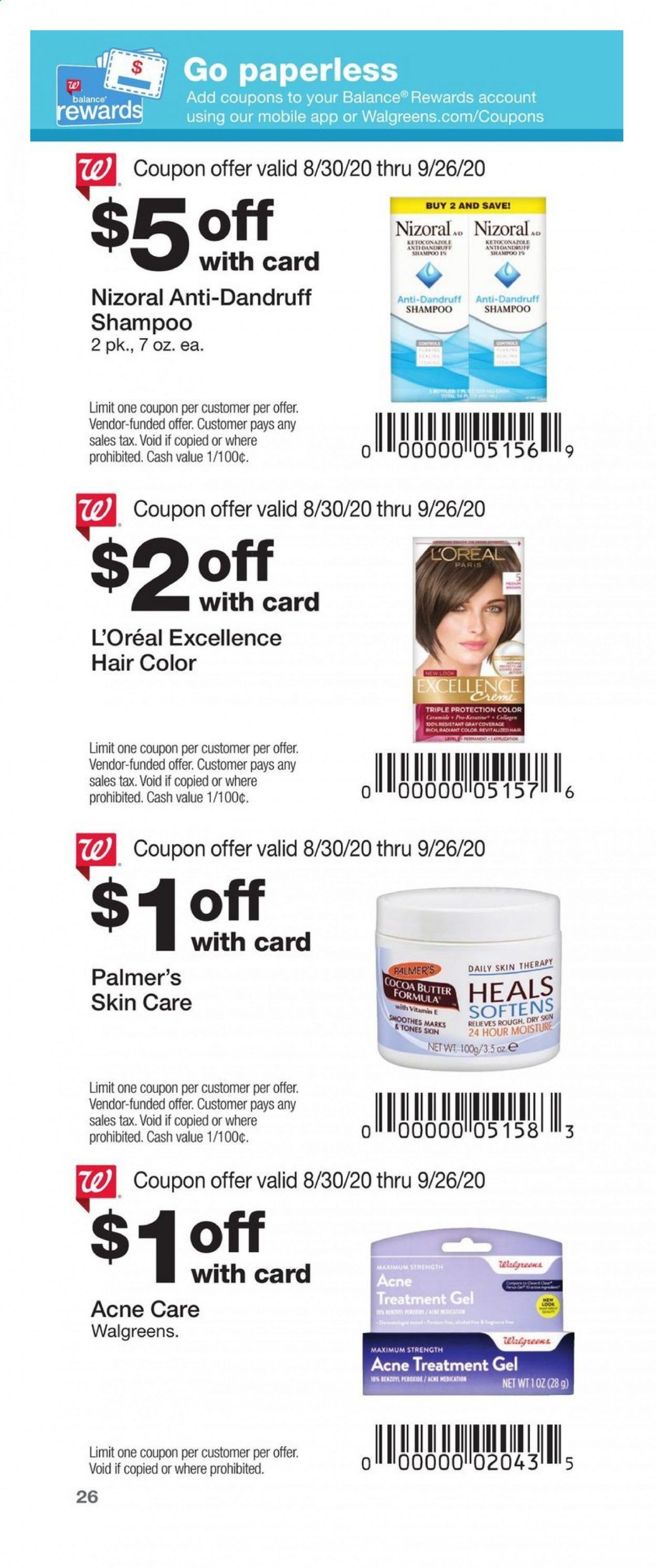 Walgreens Weekly Ad August 30 to September 26