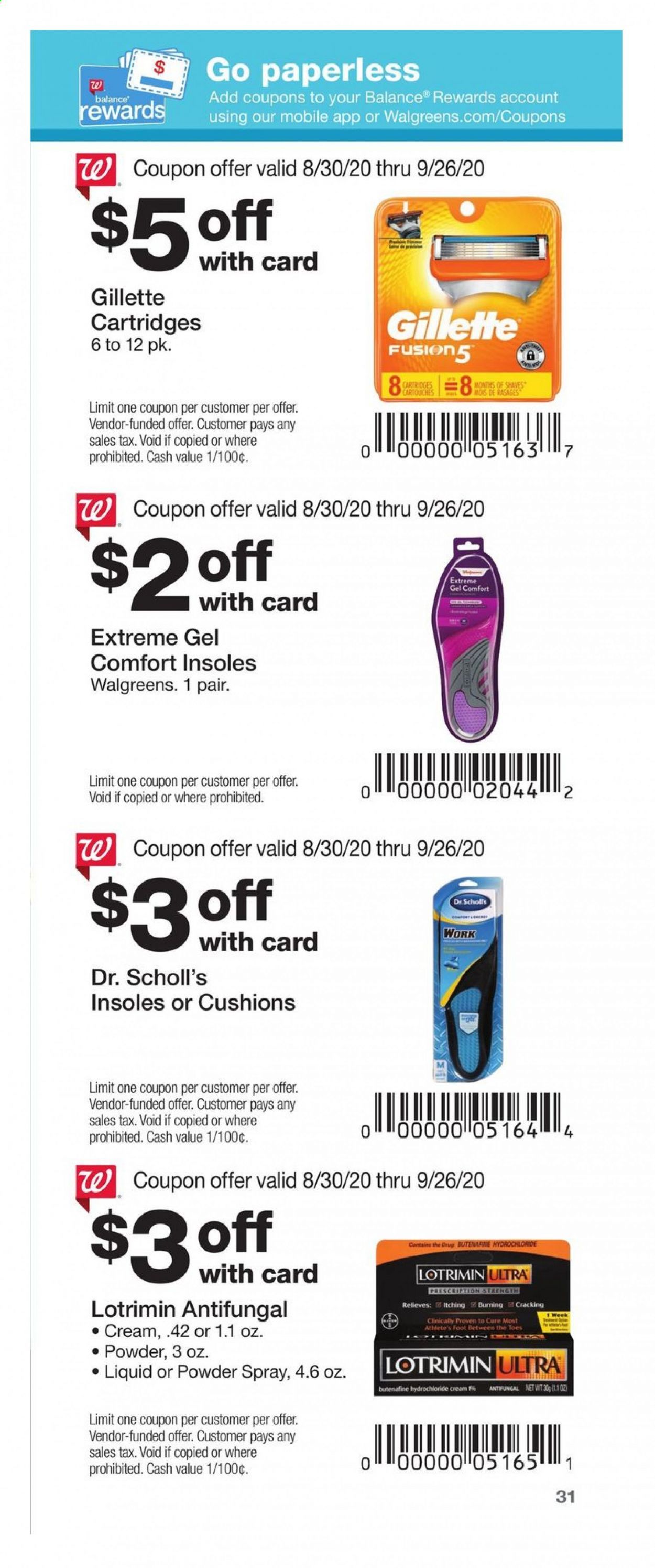 Walgreens Weekly Ad August 30 to September 26