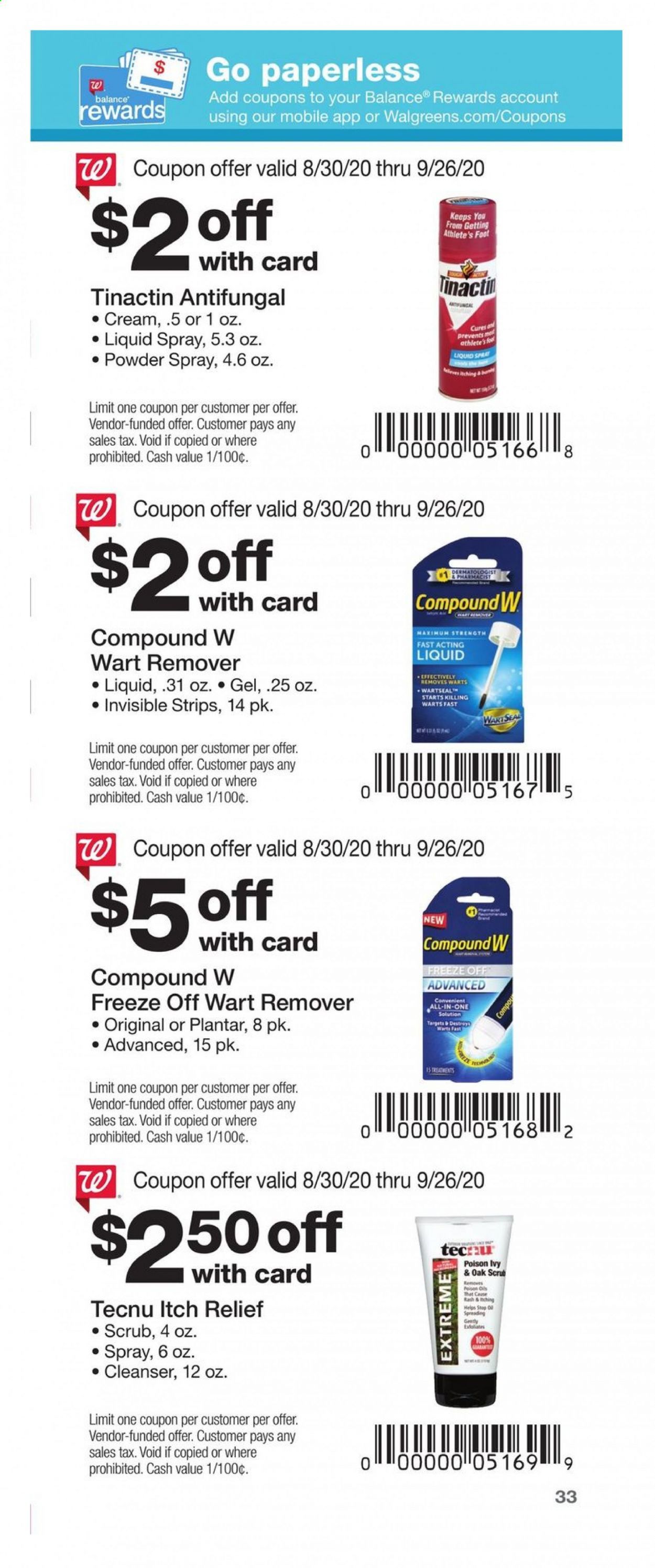 Walgreens Weekly Ad August 30 to September 26