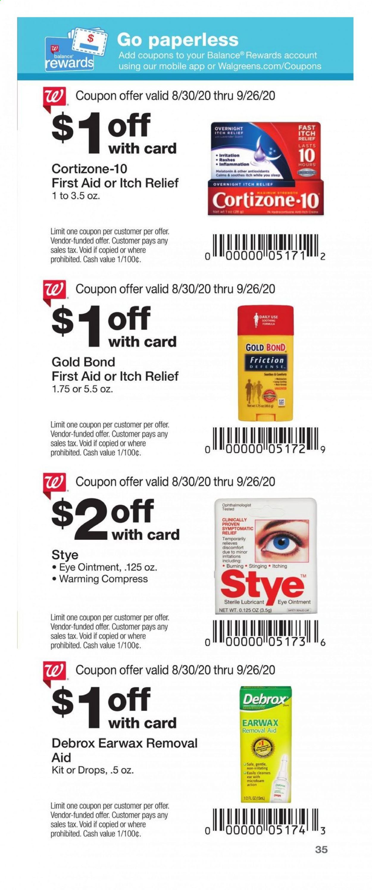 Walgreens Weekly Ad August 30 to September 26