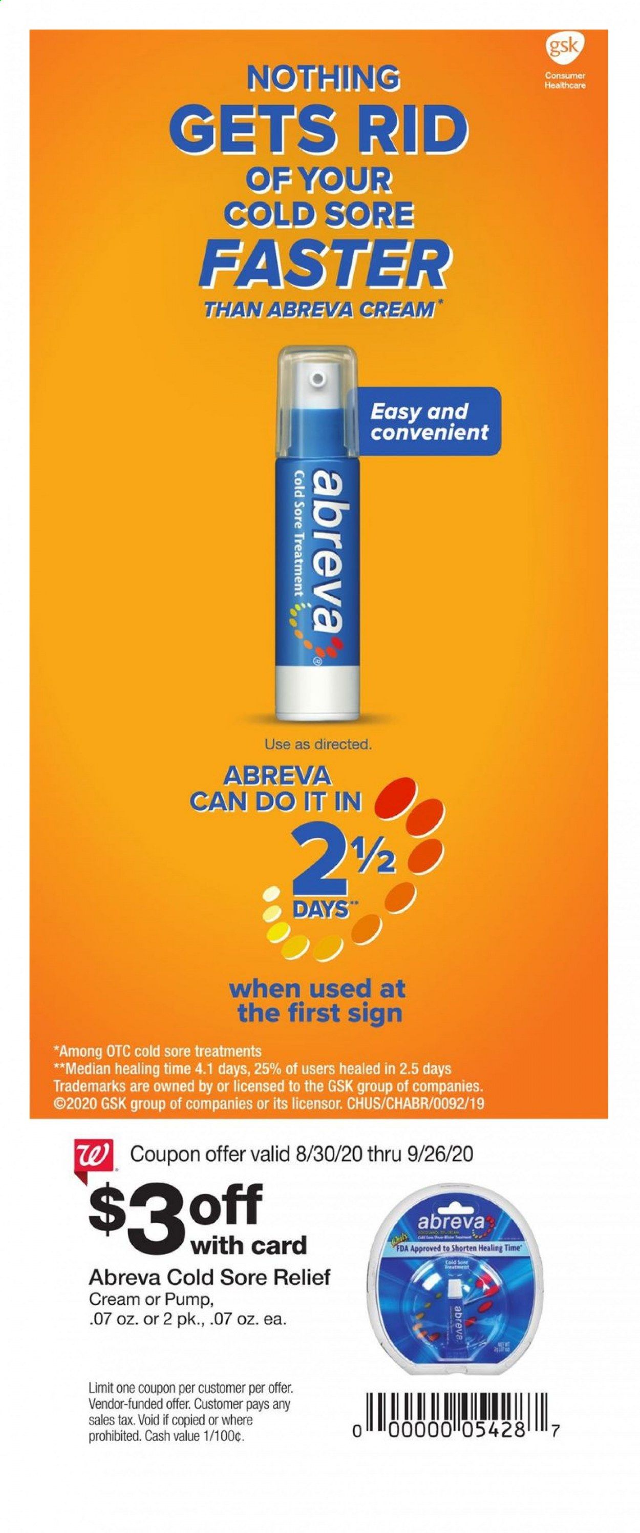 Walgreens Weekly Ad August 30 to September 26