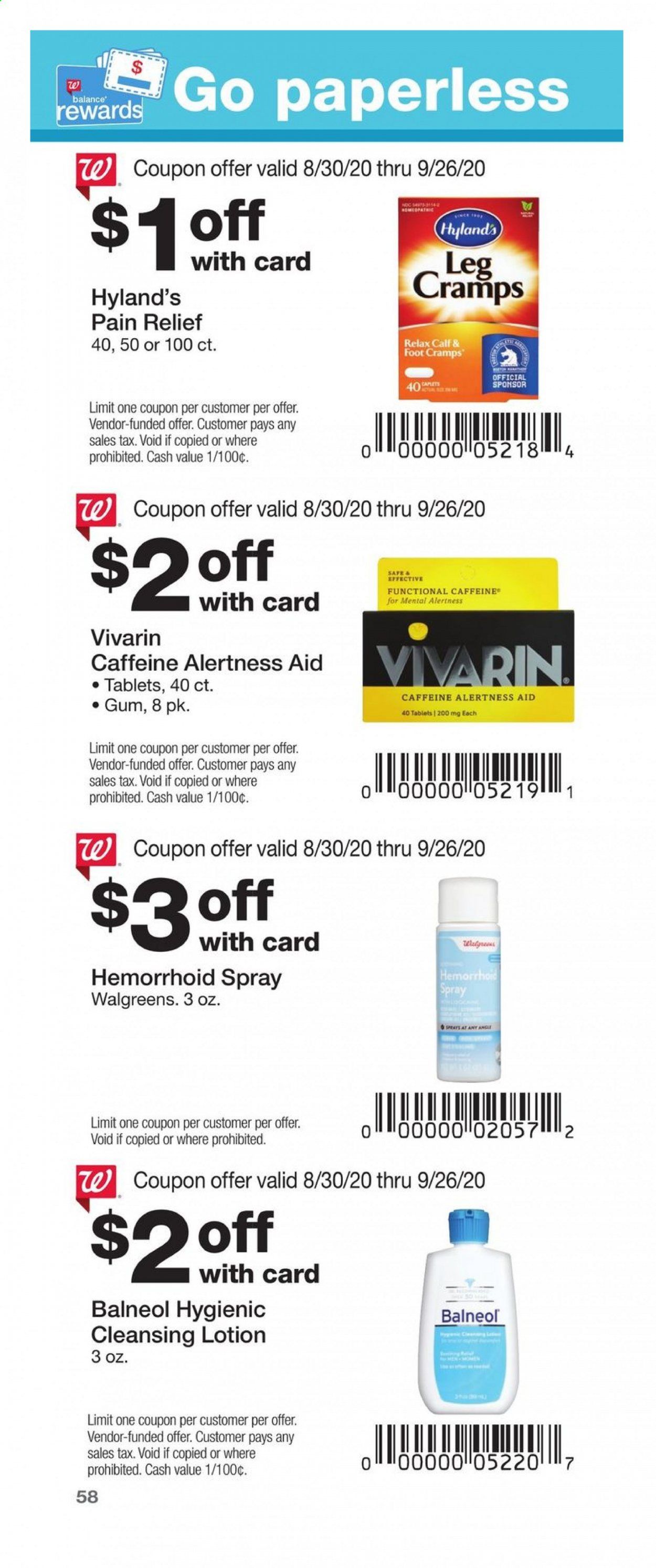 Walgreens Weekly Ad August 30 to September 26