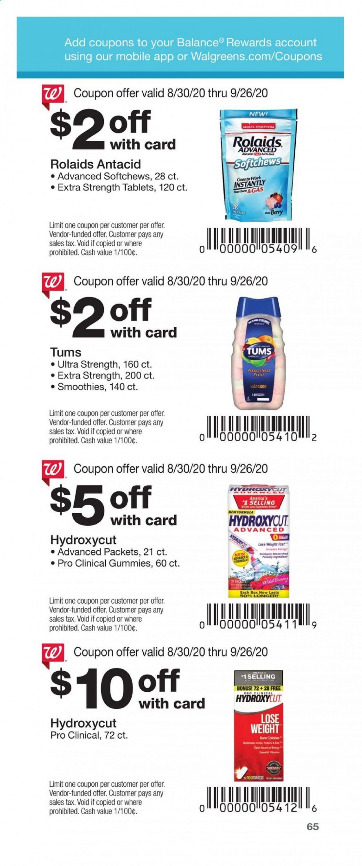 Walgreens Weekly Ad August 30 to September 26