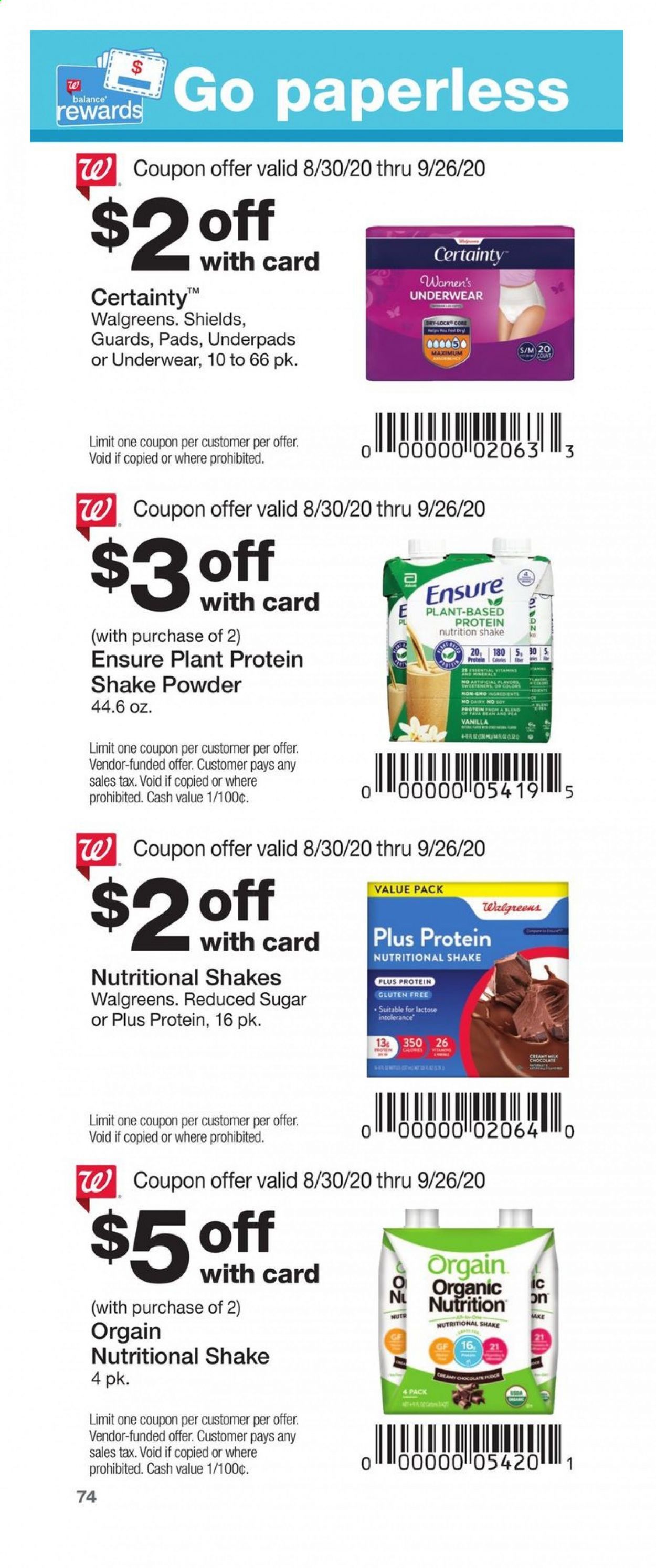 Walgreens Weekly Ad August 30 to September 26