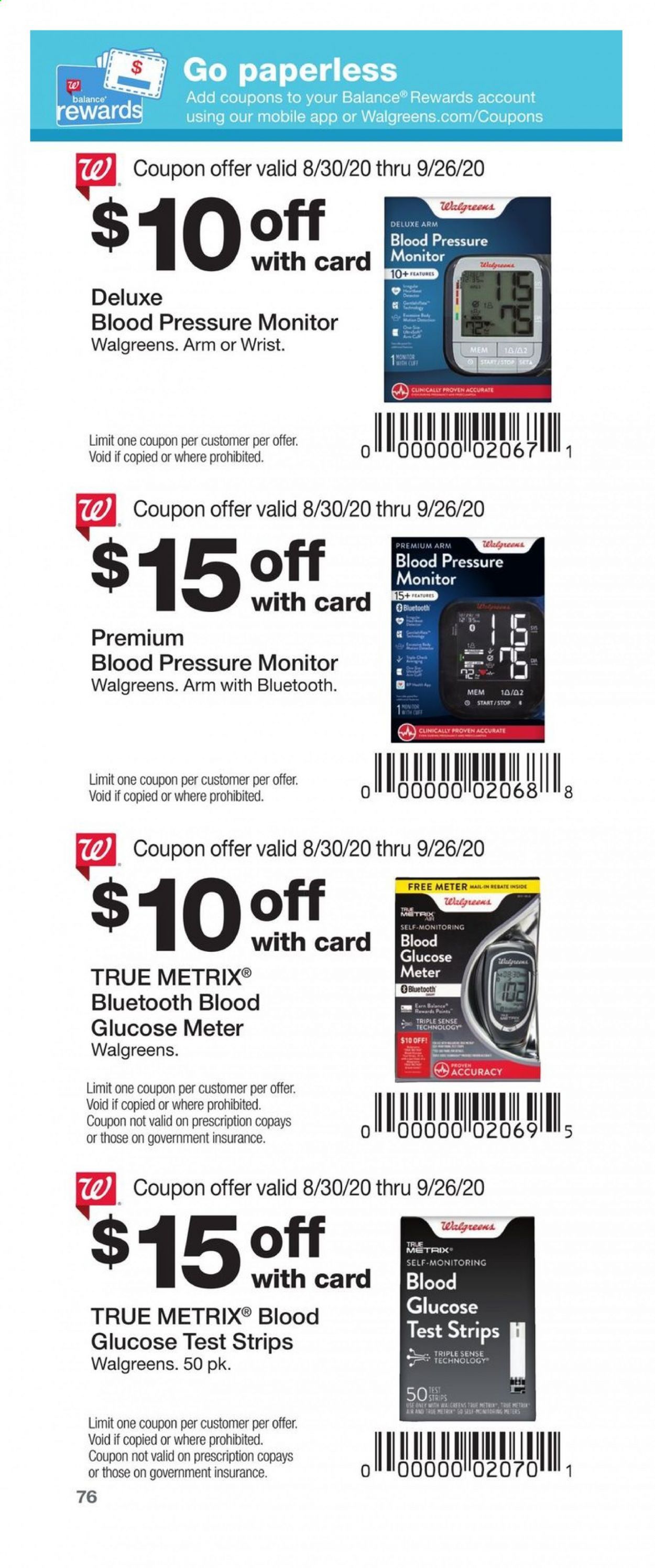 Walgreens Weekly Ad August 30 to September 26