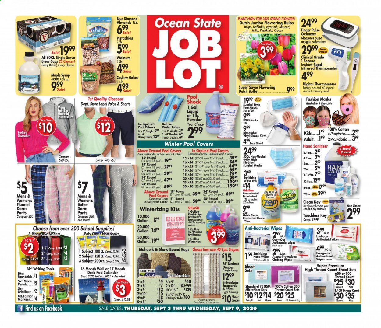 Ocean State Job Lot Weekly Ad September 3 to September 9