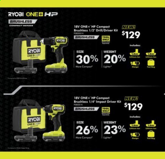 The Home Depot Weekly Ad September 1 to November 1