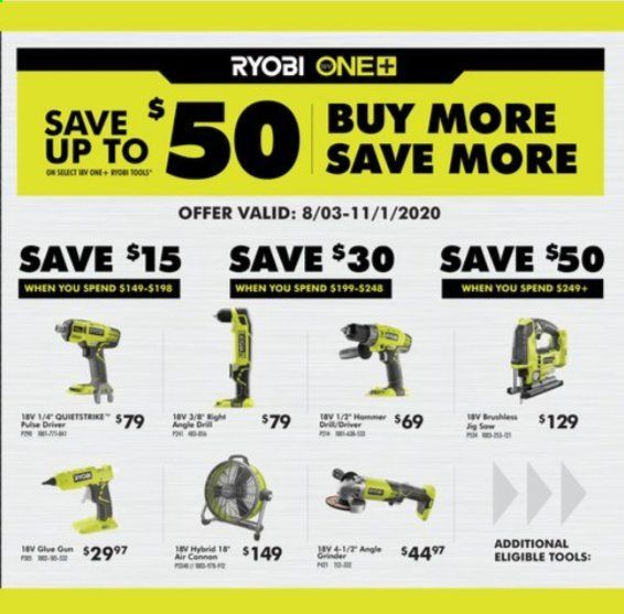 The Home Depot Weekly Ad September 1 to November 1
