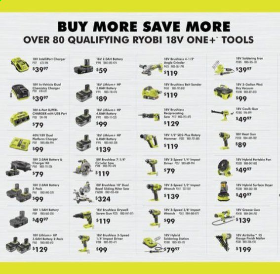 The Home Depot Weekly Ad September 1 to November 1