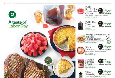 Publix Weekly Ad September 3 to September 9