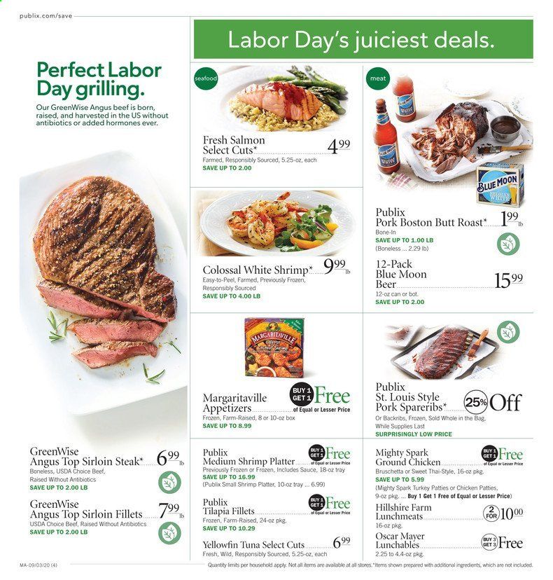 Publix Weekly Ad September 3 to September 9