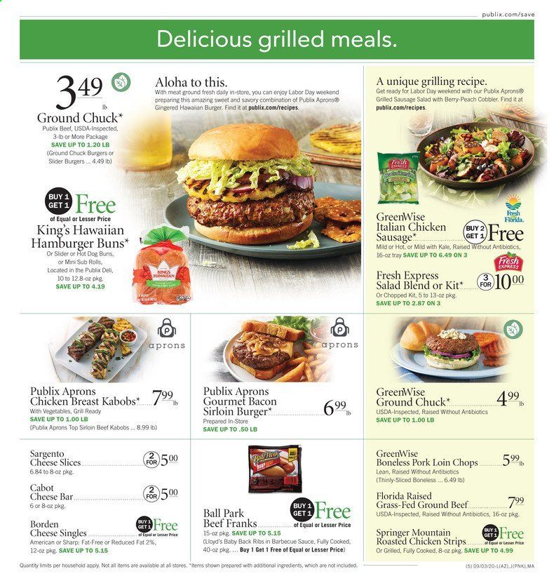 Publix Weekly Ad September 3 to September 9