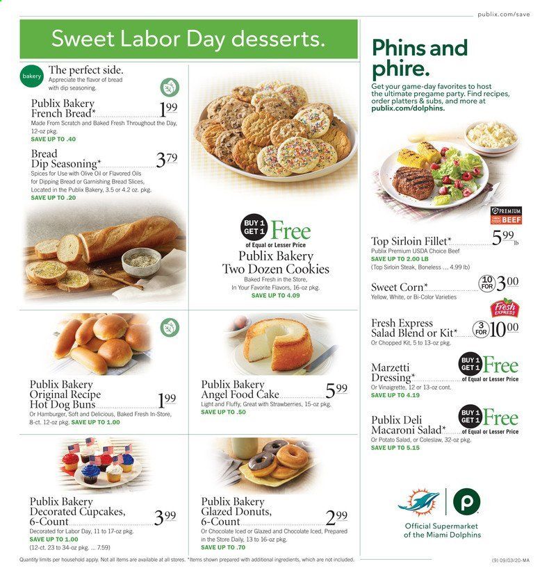 Publix Weekly Ad September 3 to September 9