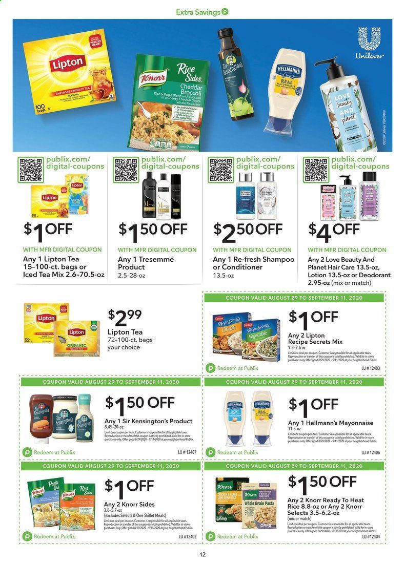 Publix Weekly Ad August 29 to September 11