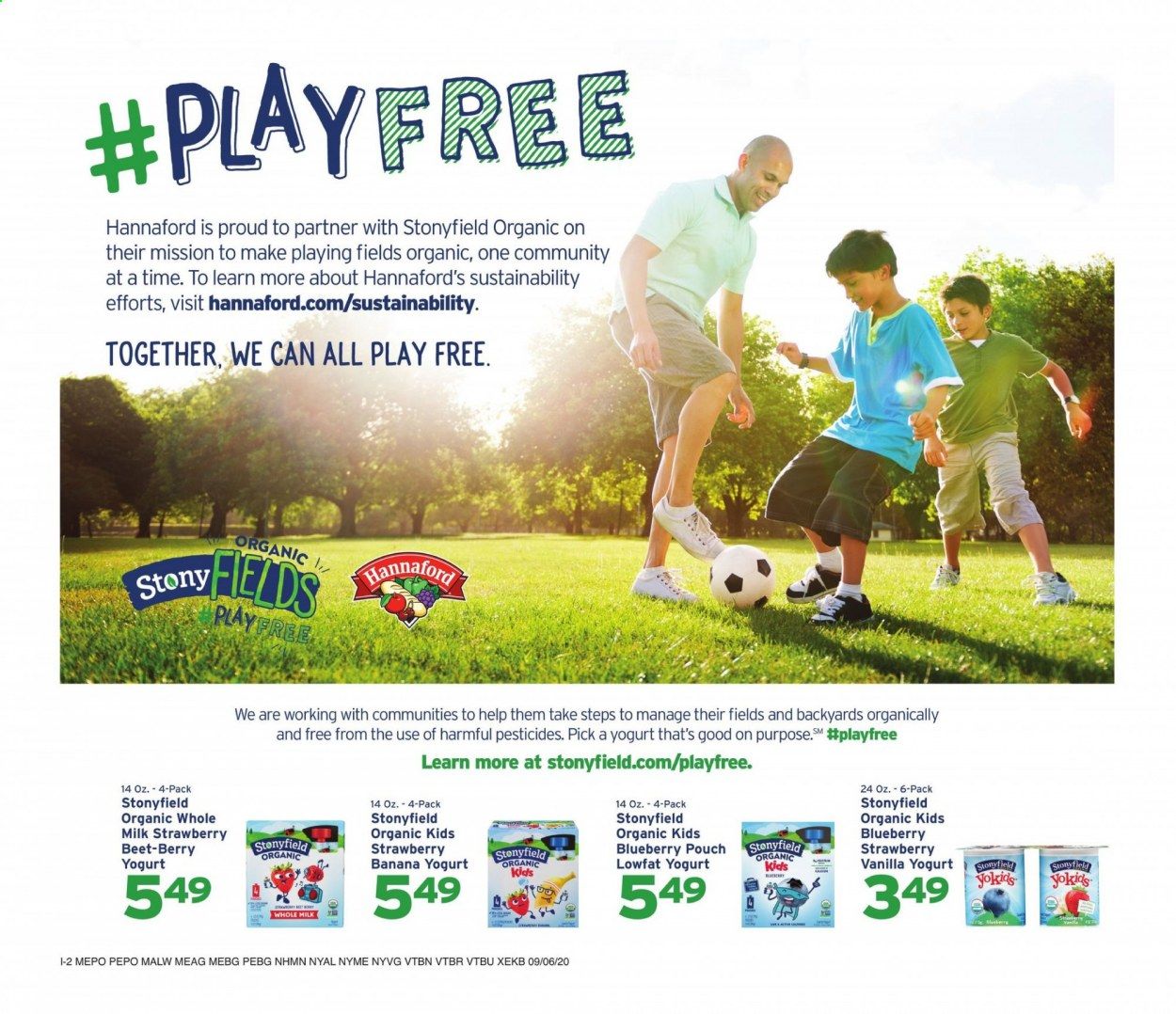 Hannaford (NH, VT) Weekly Ad September 6 to September 12