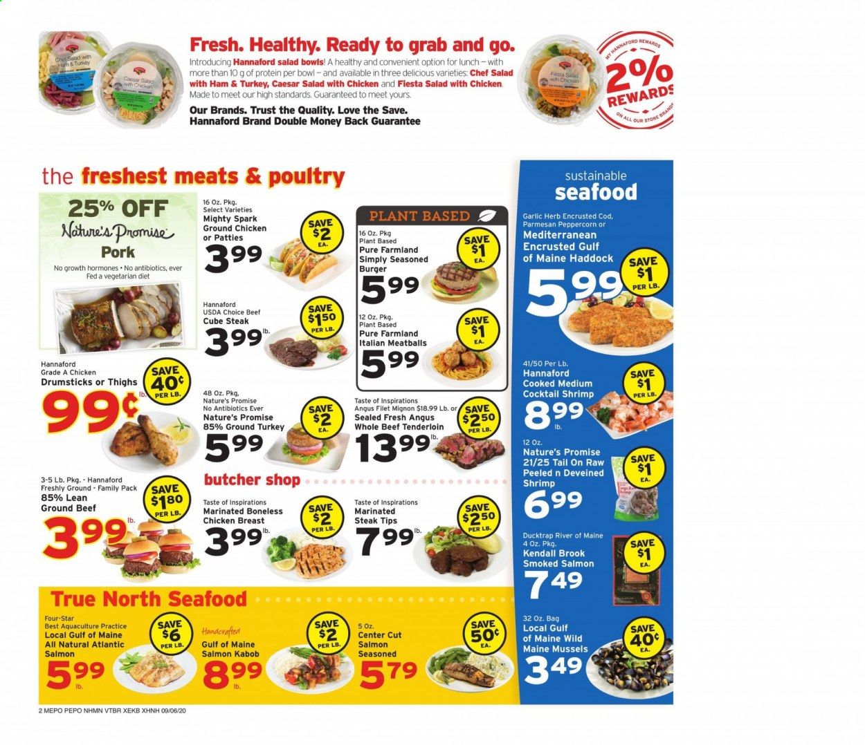 Hannaford (NH, VT) Weekly Ad September 6 to September 12