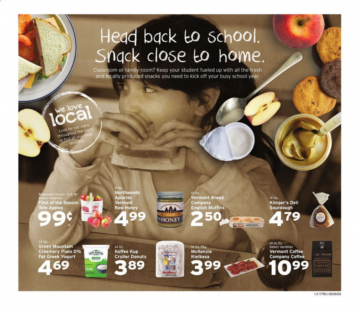 Hannaford (VT) Weekly Ad September 6 to September 12
