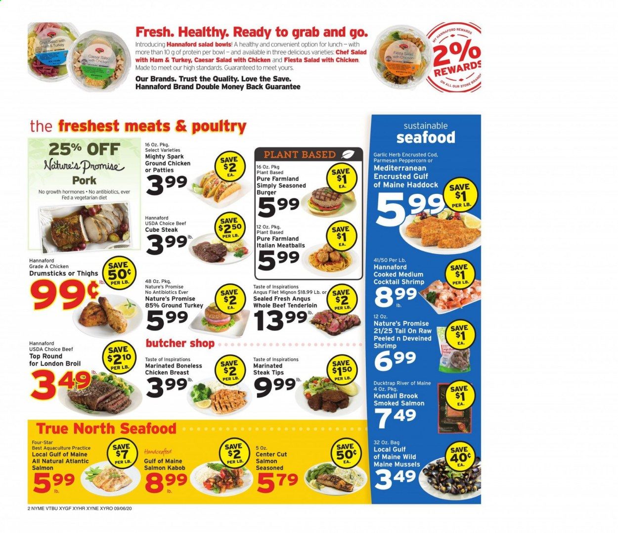 Hannaford (VT) Weekly Ad September 6 to September 12