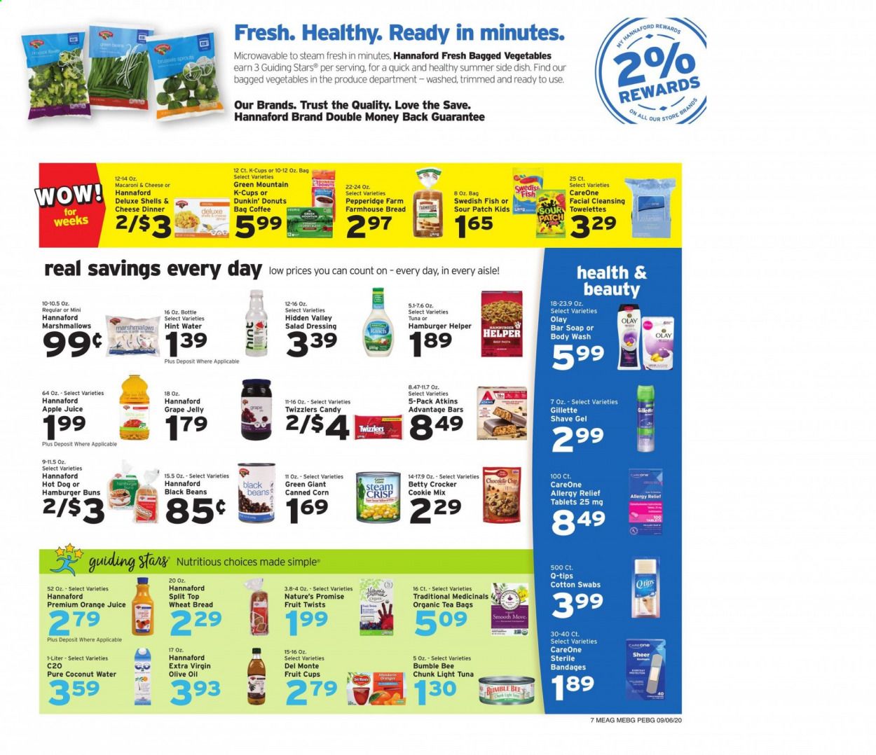 Hannaford (ME) Weekly Ad September 6 to September 12