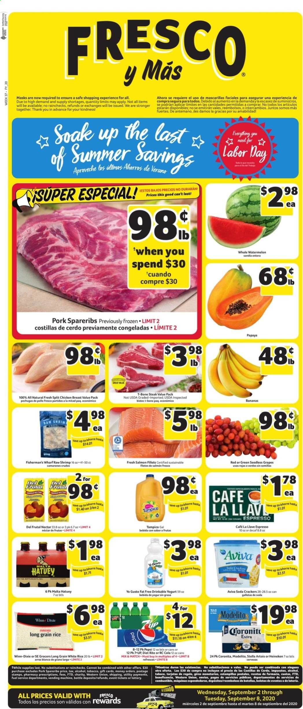 Fresco y Más Weekly Ad September 2 to September 8