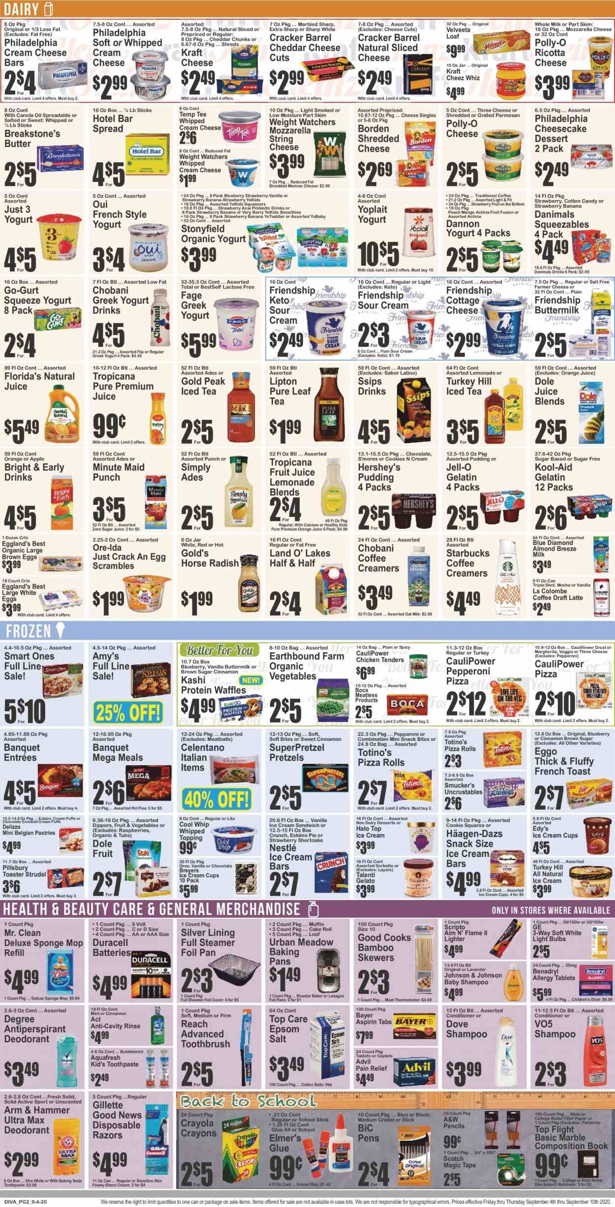 Key Food (NJ, NY) Weekly Ad September 4 to September 10