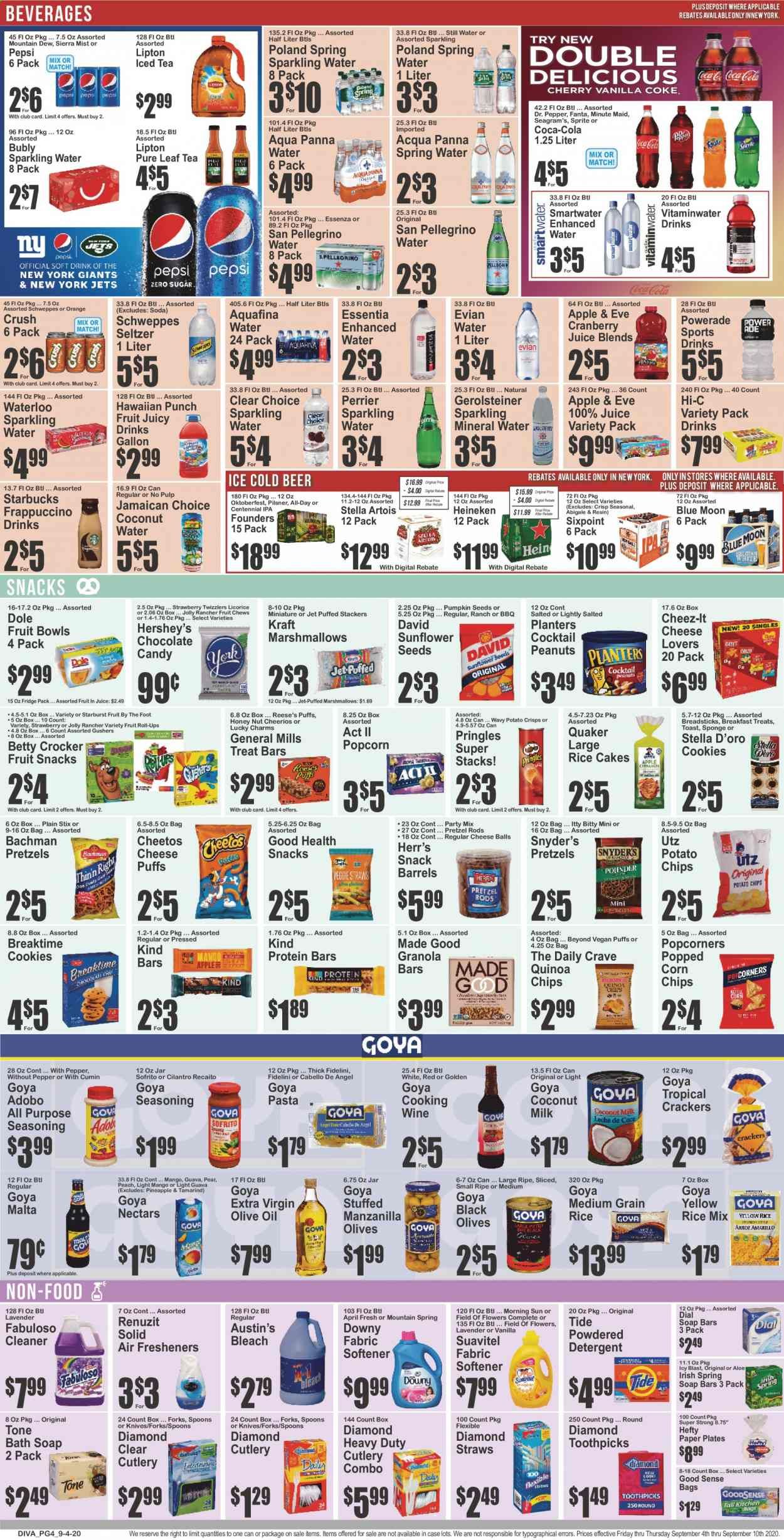 Key Food (NJ, NY) Weekly Ad September 4 to September 10