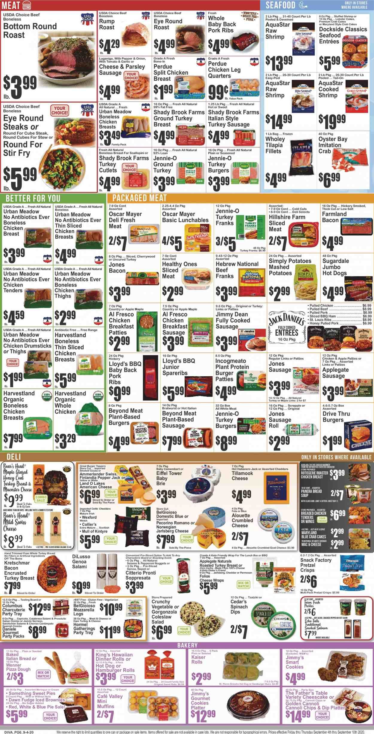 Key Food (NJ, NY) Weekly Ad September 4 to September 10