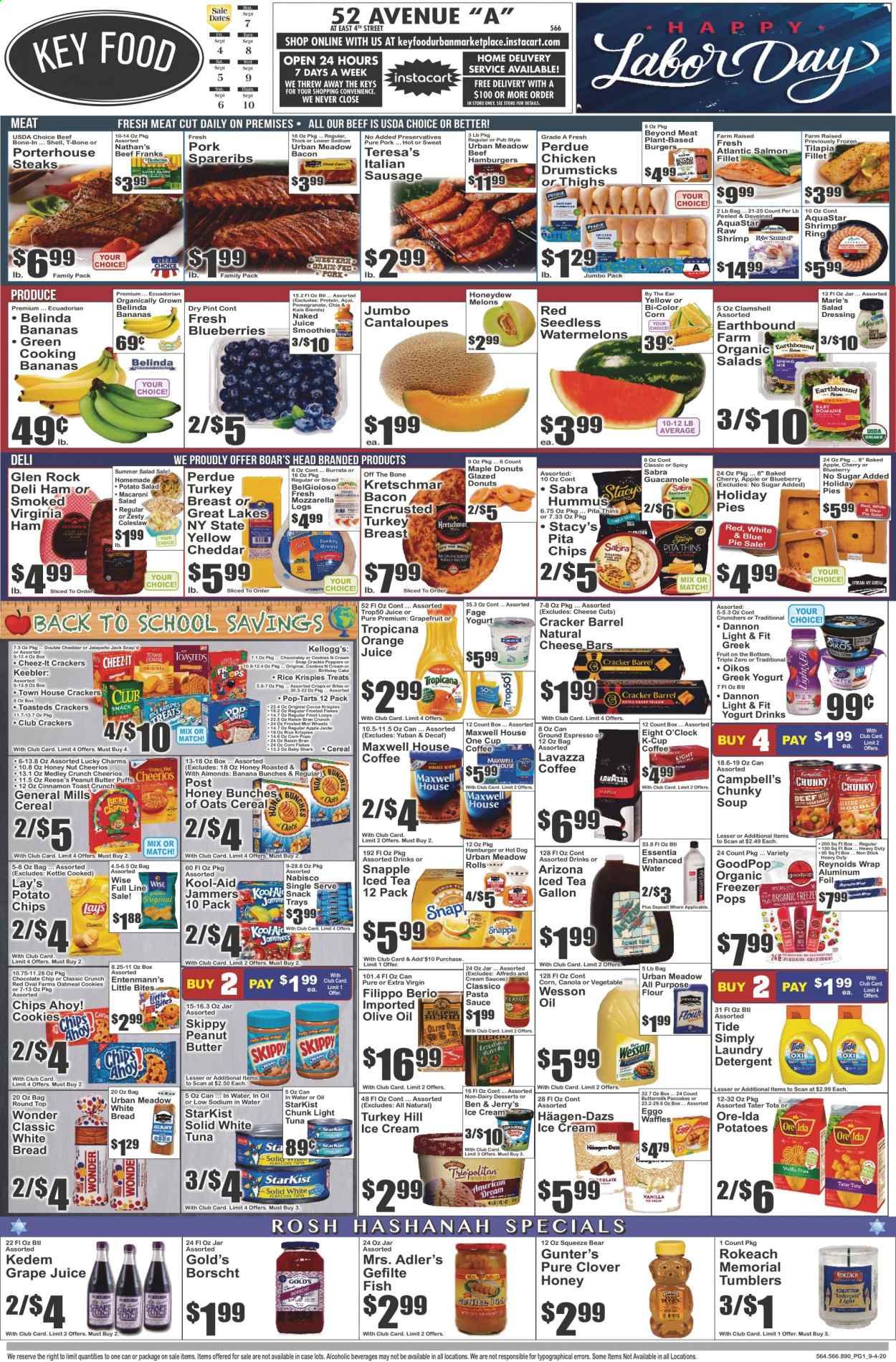 Key Food (NY) Weekly Ad September 4 to September 10